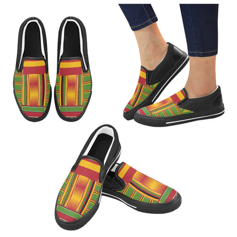 Men's Slip-on Canvas Shoes (Model 019)