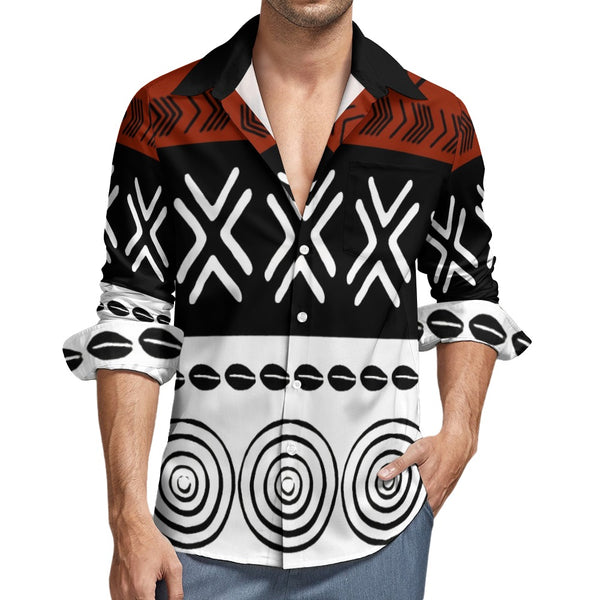 Peach Velvet Casual One Pocket Long Sleeve Shirt