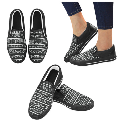Men's Slip-on Canvas Shoes (Model 019)