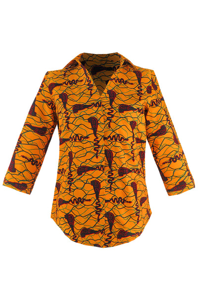 Efua Print Fitted Shirt