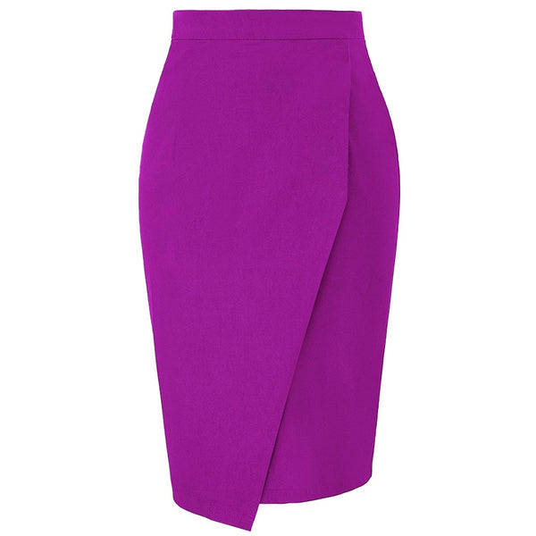 Onan Asymmetrical Skirt (Purple)
