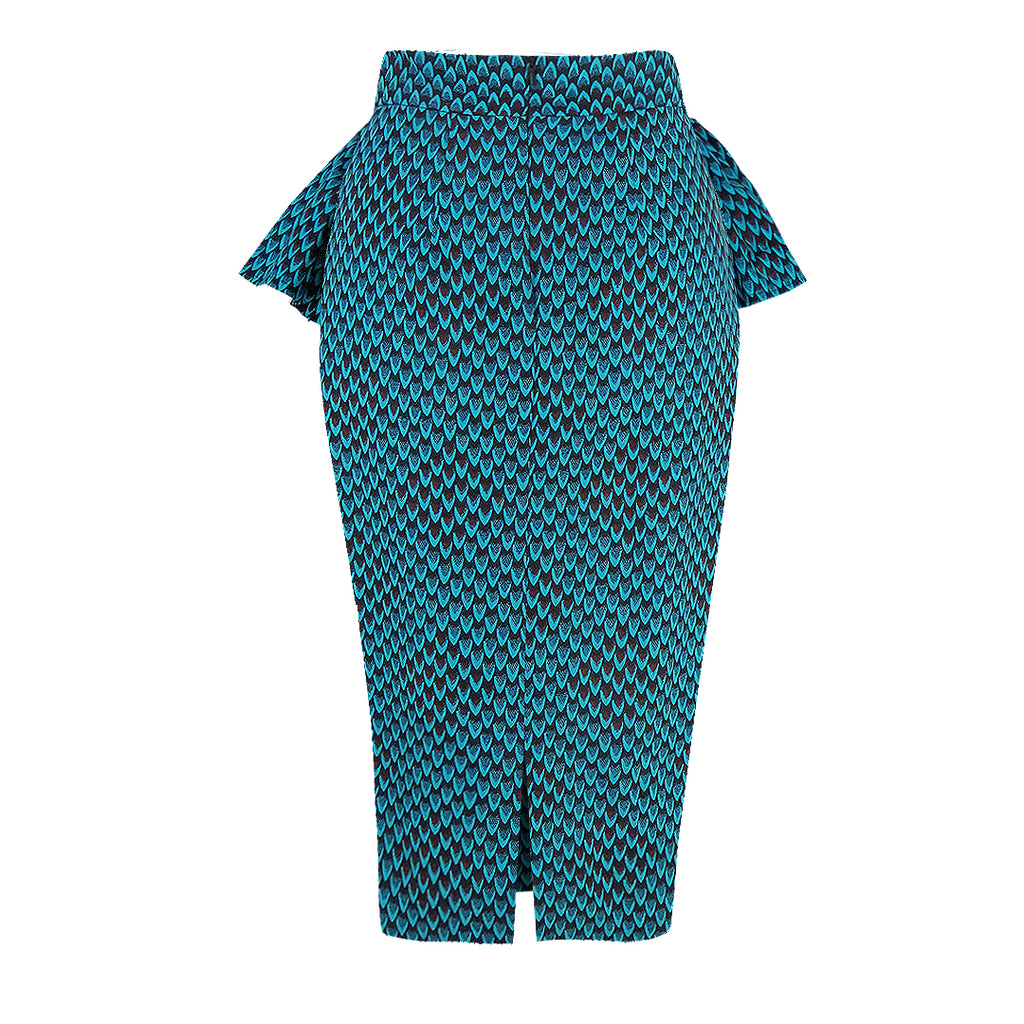 Peplum Midi Pencil Skirt – Mizzck Fashion